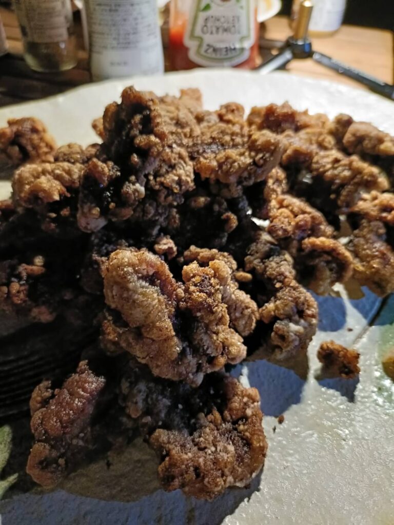 鹿の竜田揚げ