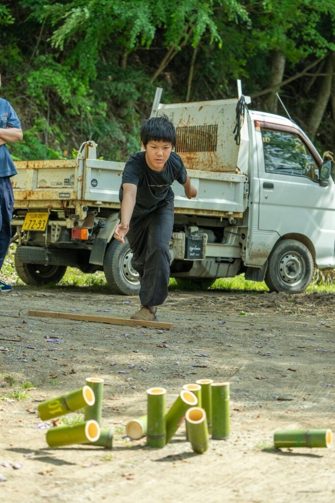 第一回 晴家村 竹モルック大会